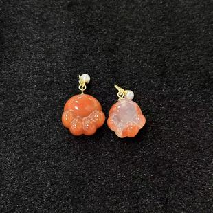 约16 9mm 南红 JY李 猫爪吊坠 多样性发货 B609 玛瑙