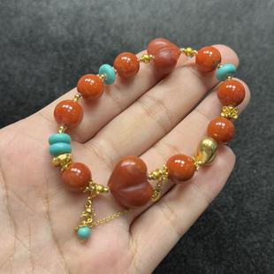 多样性发货 南红 约10mm 南红diy手串 R佳B2055 玛瑙