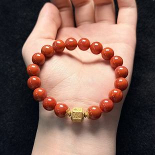 玛瑙 H祥 DIY手串 多样性发货 A2625 约9mm 南红