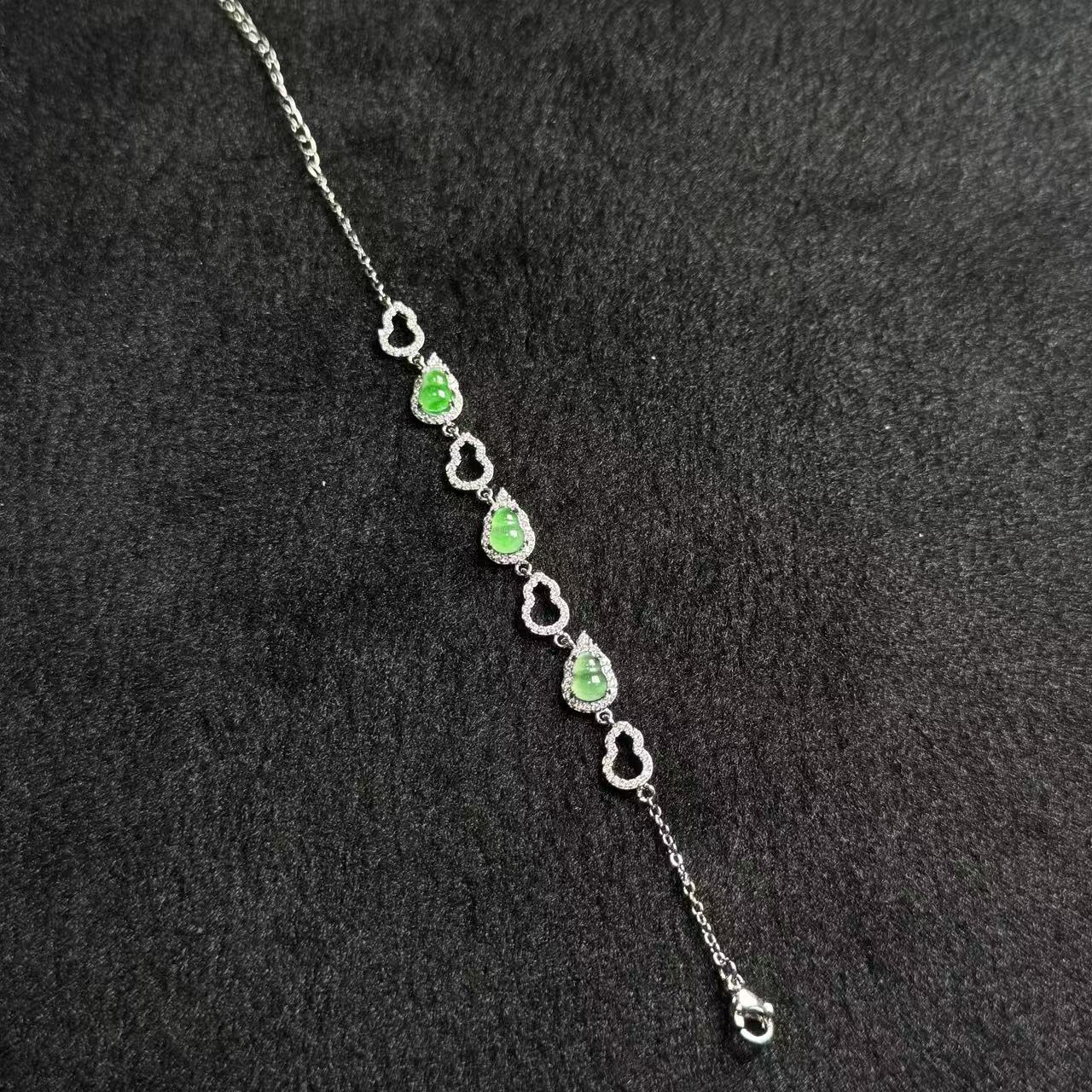 翡翠手链-约7*11*4mm-多样性发货-KS三-A4231