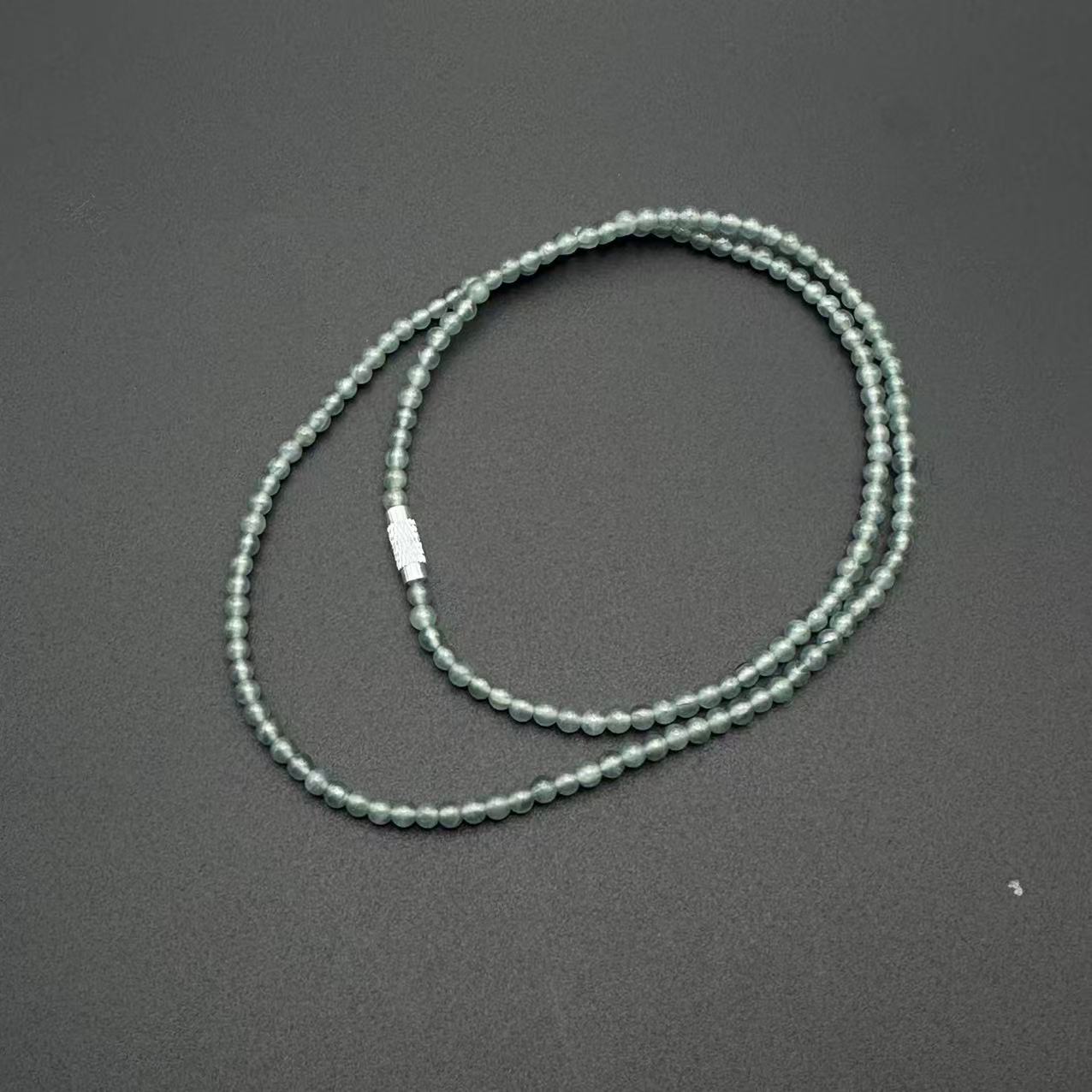 翡翠蓝水项链-约3mm-多样性发货-Y超