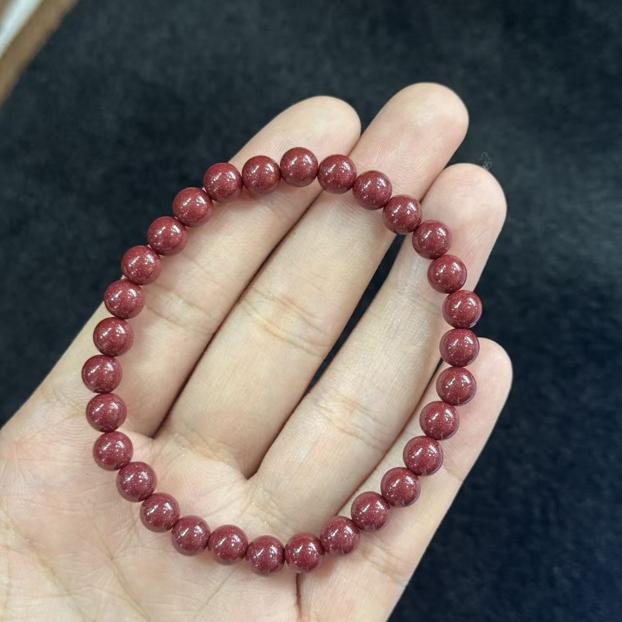 朱砂手串-约6mm-多样性发货-D恒-A3851