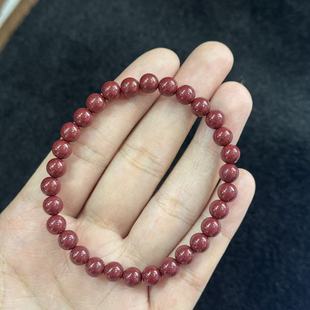 D恒 多样性发货 A3851 约6mm 朱砂手串