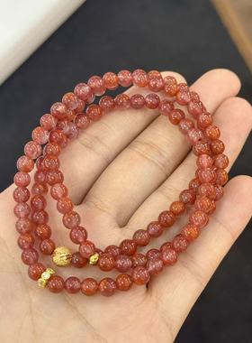 南红（玛瑙）南红项链约5mm，多样性发货H祥，B2489