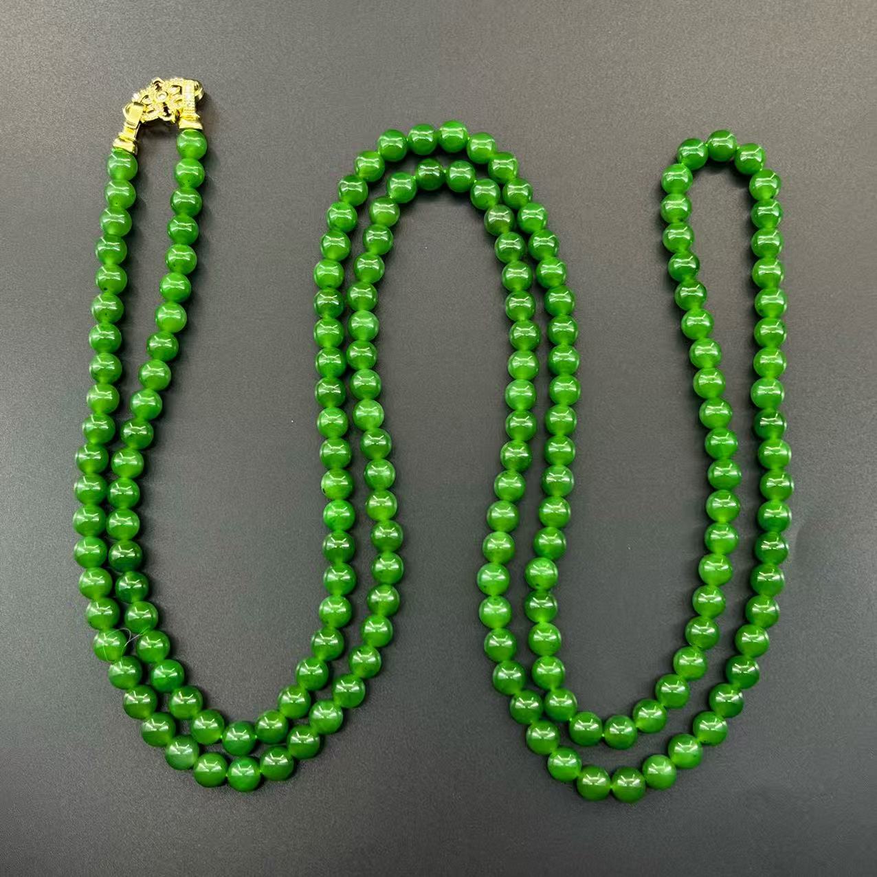 和田玉项链-约6mm-多样性发货- Y欣-A3448