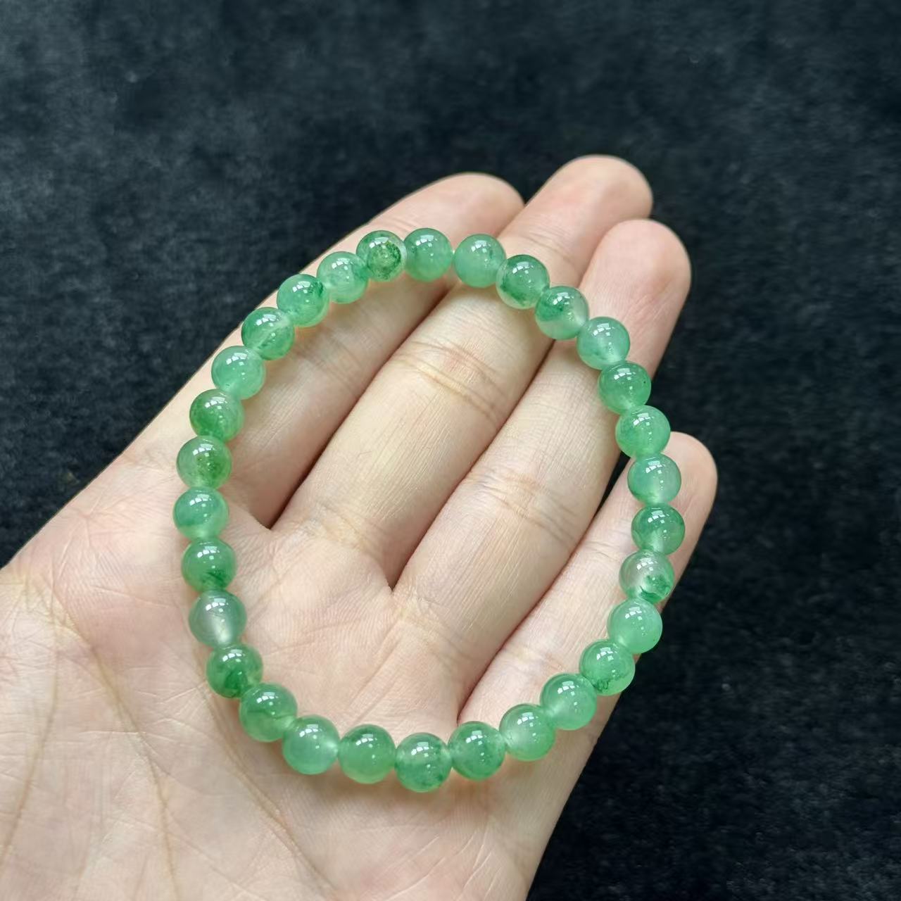 石英质玉独龙玉手串-约6mm-多样性发货- S龙B1570