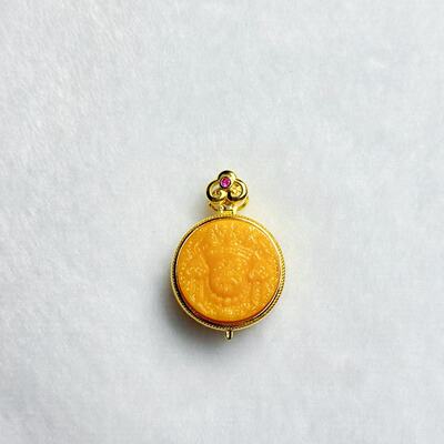 蜜蜡扎基拉姆吊坠-约34*22*11mm-多样性发货- R祥- A8149