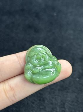 和田玉佛公吊坠-约28×7×26mm-多样性发货-自家YE11458-A736