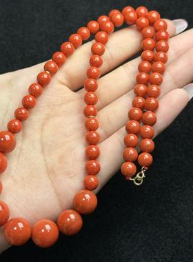 南红（玛瑙）项链-约13mm-多样性发货-H祥-A5919