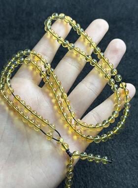 琥珀项链-约 5mm-多样性发货-HL名-A4258