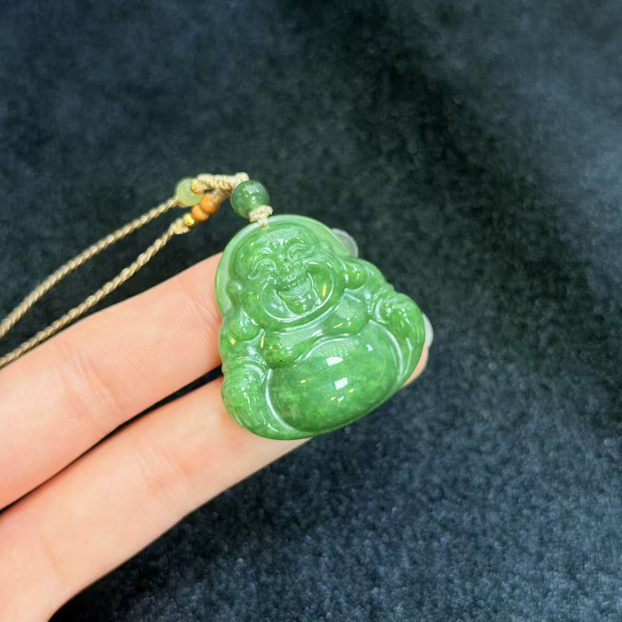 和田玉佛公吊坠-约34×34×8mm-多样性发货-C芮- A4310