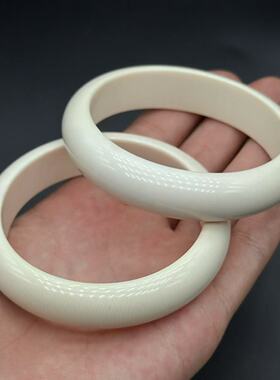 猛犸牙正圈手镯-约14mm-圈口56-63-多样性发货-YC东-Y833