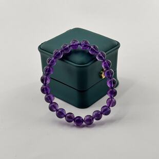 紫水晶手串-约8mm-多样性发货-S优- A7009