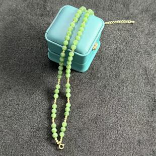 Y欣 多样性发货 V796 约6mm 和田玉项链