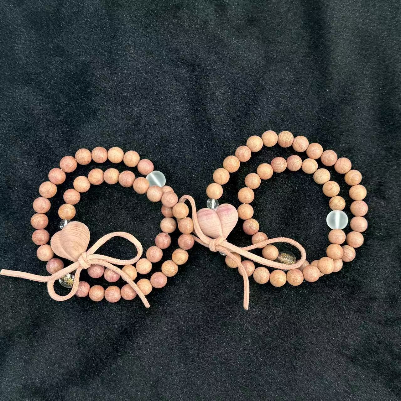 血柏木DIY多圈珠串-约8mm-多样性发货-YX聚-Y4239