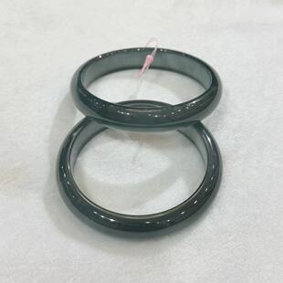 多样性发货 翡翠正圈手镯 约11 6mm V917 Y超