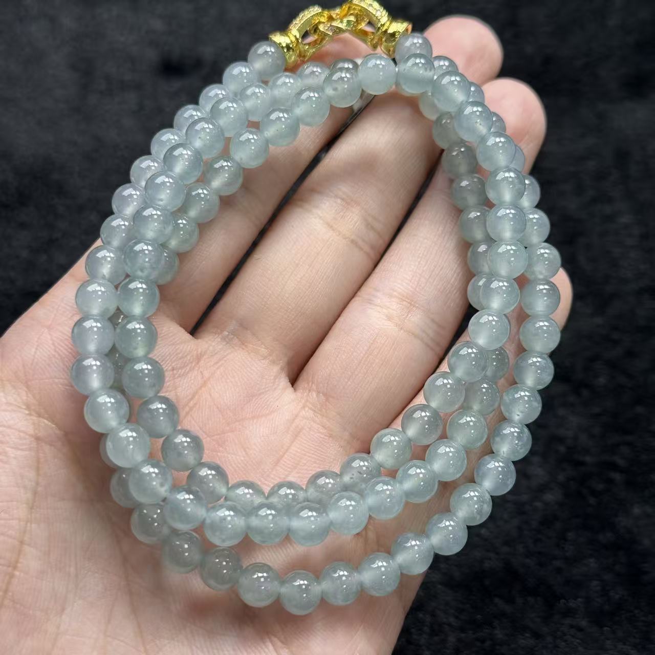 翡翠项链-约6mm-多样性发货-B冰B1629