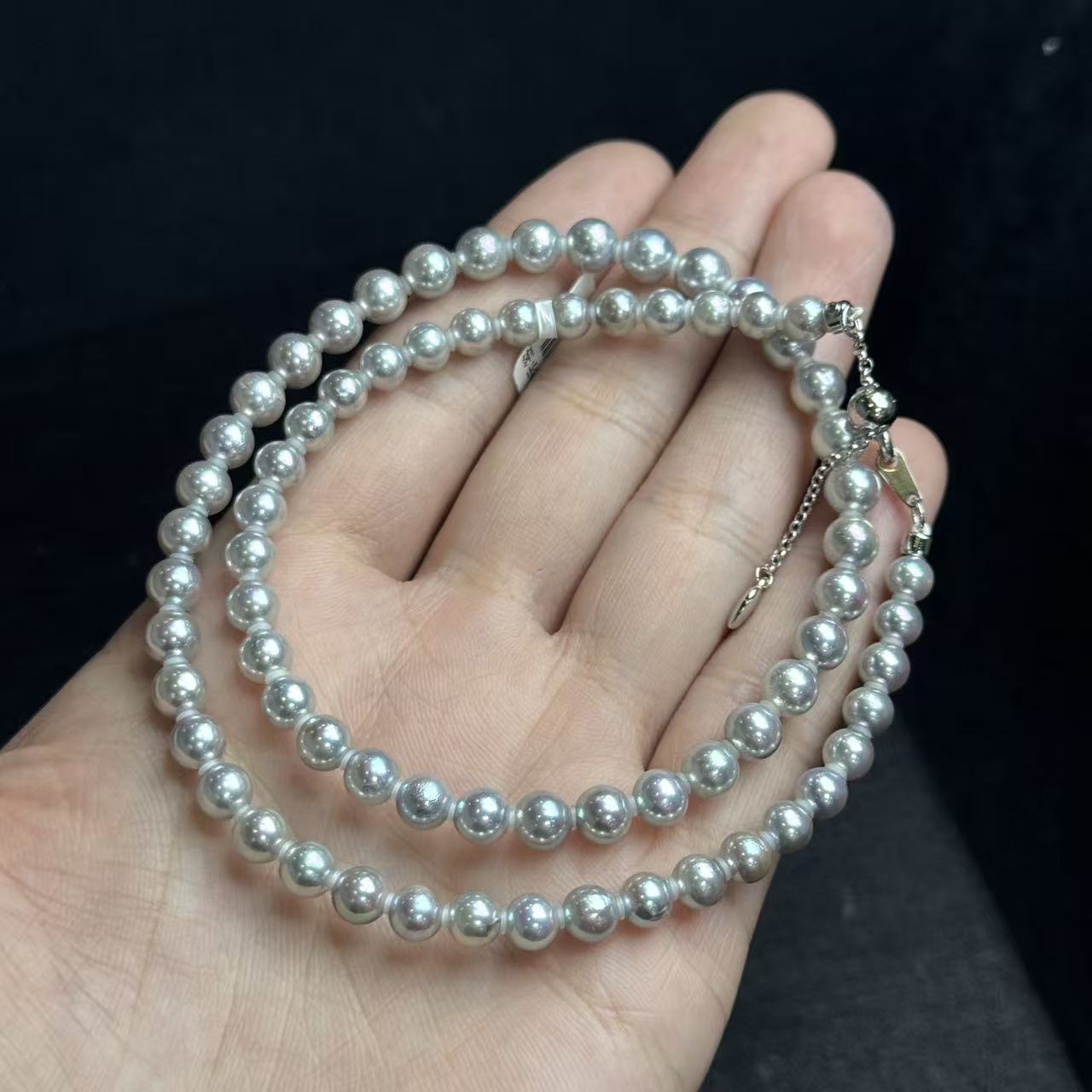海水珍珠项链约5mm,多样性发货-ZG珍,B4981