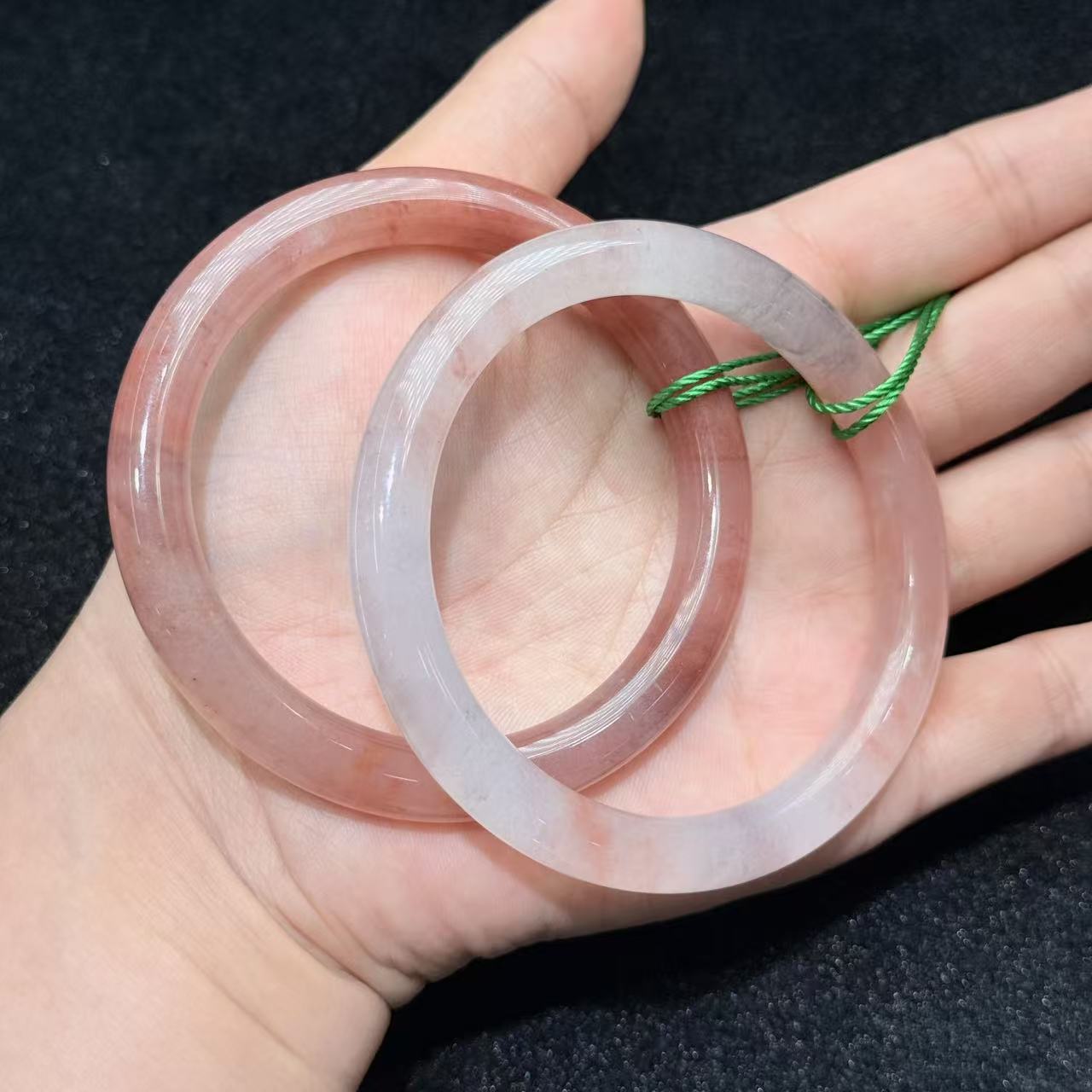 石英质玉手镯-约8*9mm-多样性发货- BD千- A4335