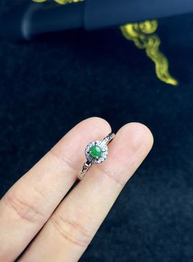 翡翠戒指-约8*5mm-多样性发货- F利-A5752