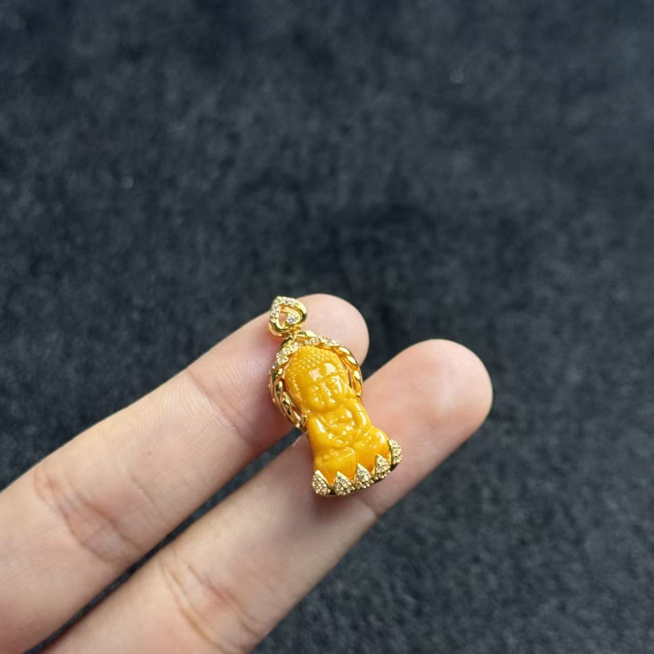 S925蜜蜡吊坠-约26*12*5mm-多样性发货-F展-A4211