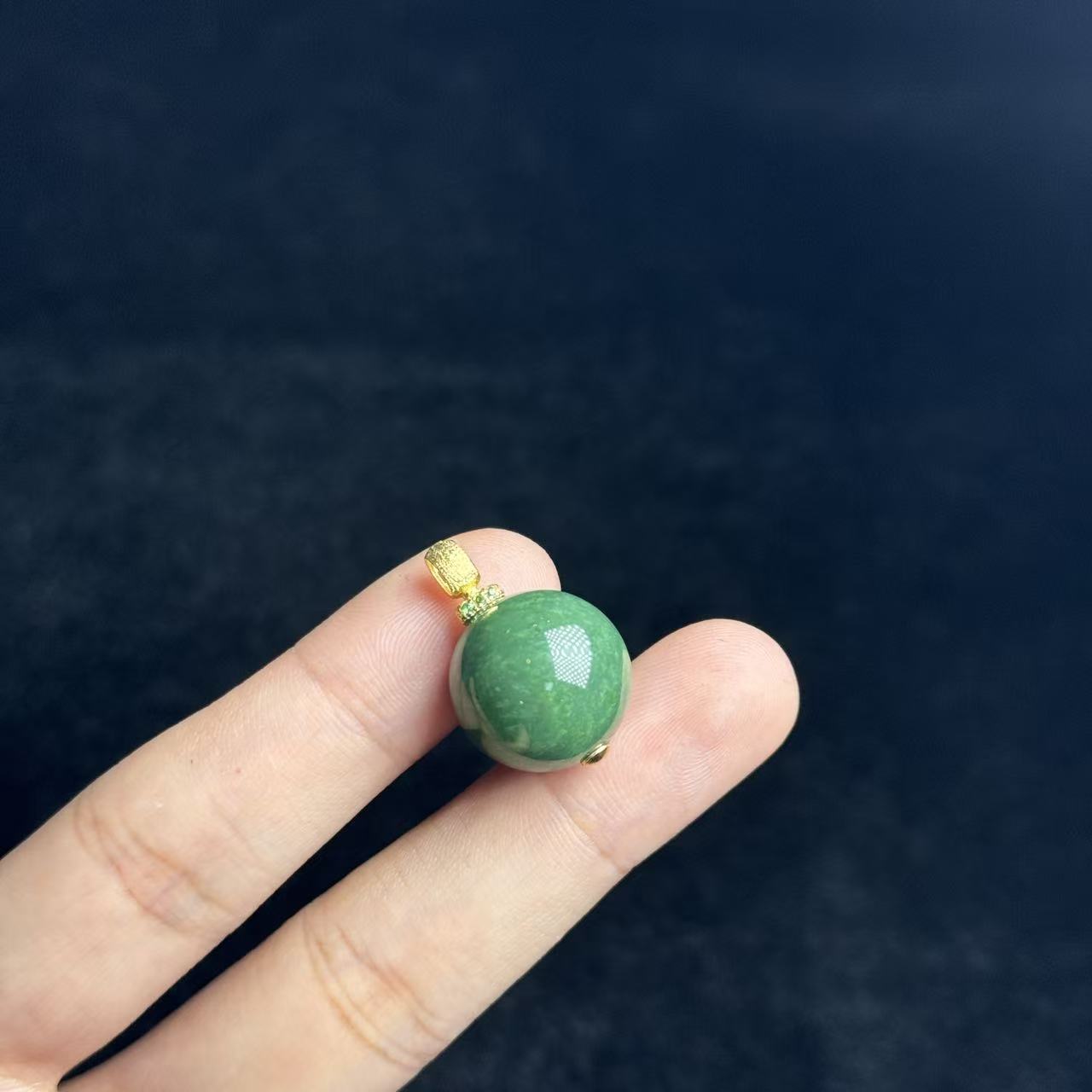 S925和田玉吊坠-约16mm-Y欣-多样性发货-A1387