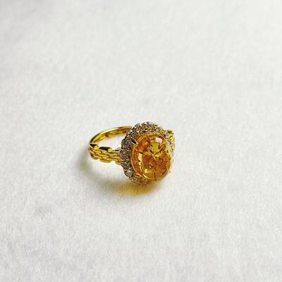 琥珀戒指-约15*13*9mm-多样性发货- R祥- A8141