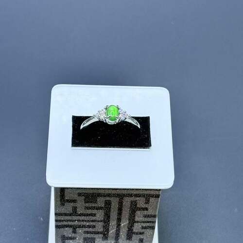 翡翠戒指-约6*4*4MM-多样性发货- W老-V3494