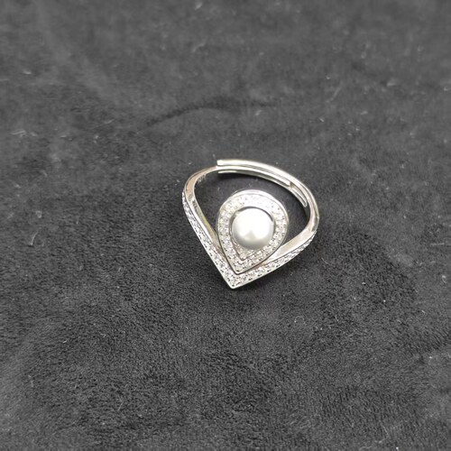 S925海水珍珠戒指-约5mm-多样性发货-Y集-V1243