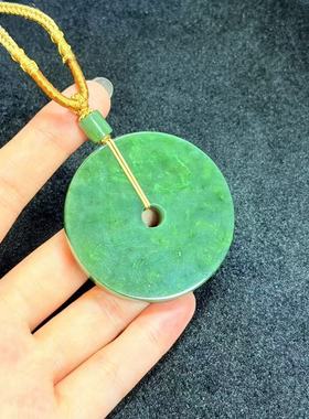 和田玉平安扣吊坠-约61*50*8mm-多样性发货-C苪- A4277