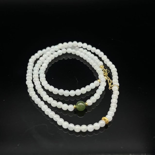 翡翠小米珠项链-约2mm-多样性发货-F凌-Y1065