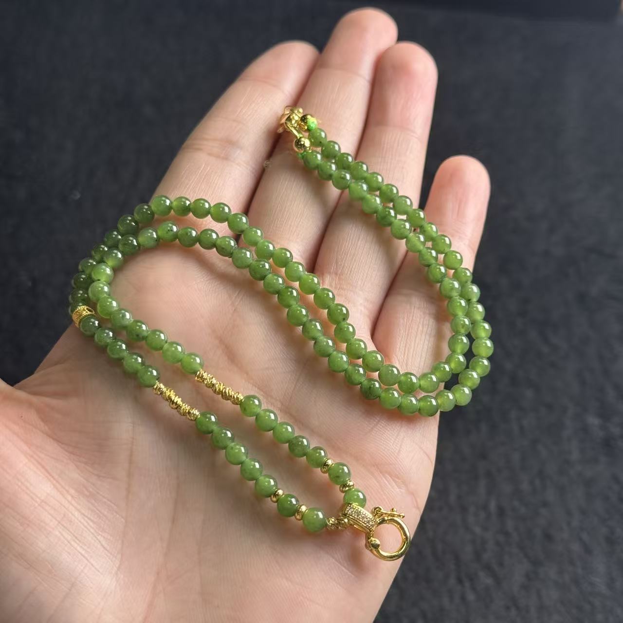 和田玉项链，约4mm，多样性发货-Y欣，B8463