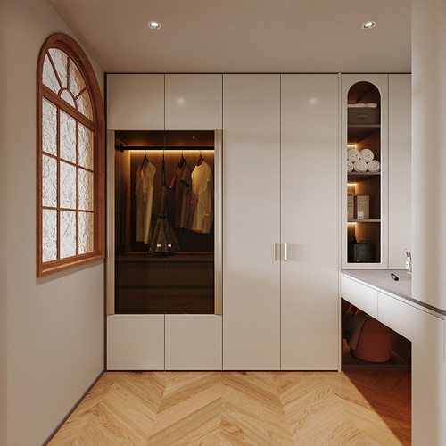 欧派轻定制家用卧室衣柜整体家用简约现代柜子定制家具储物柜