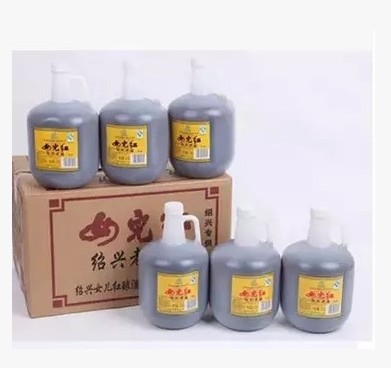 正宗绍兴黄酒女儿红酒壶装糯米花雕酒2.5L*6桶装料酒特产整箱包邮