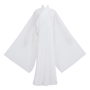 宋圆领袍内搭明制汉服男女装 打底中衣中汉服里衣交领白衣