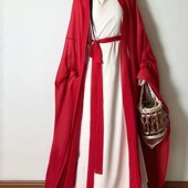 改良中国风春夏秋款 原创魏晋汉服烬明魏晋风汉服直裾大袖 交领长衫