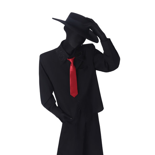 BlackClothes刺绣高级感长袖衬衫