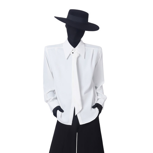 BlackClothes免烫宽松衬衣百搭