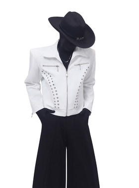 BlackClothes重金属短款夹克