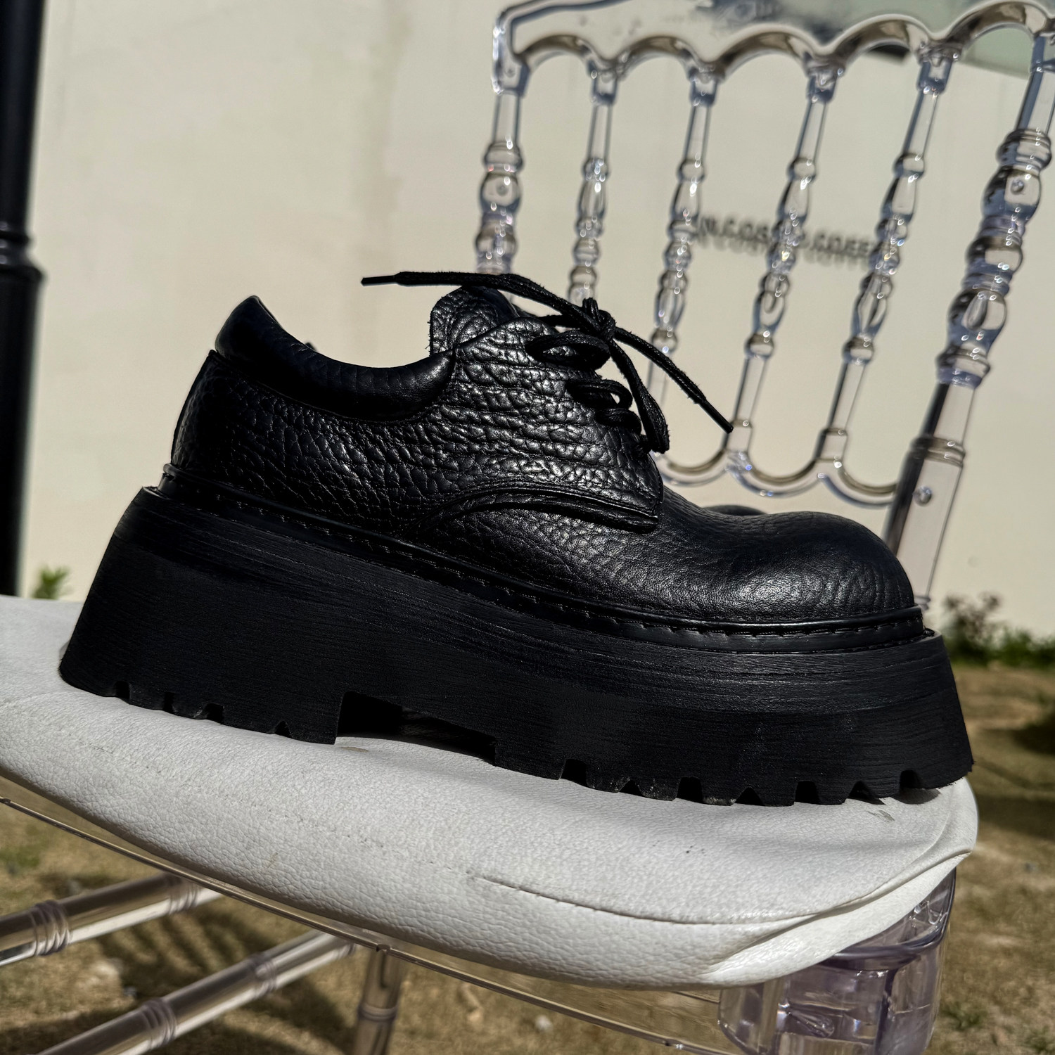 【帽子先森】粗狂野牛皮厚底德比鞋男增高7cm系带增高皮鞋低帮鞋,流行男鞋,休闲皮鞋,淘宝优惠券,粉丝福利购,淘宝优惠卷