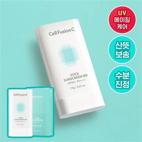 【韩国正品】Cell Fusion秀肤生防晒棒防晒霜SPF50清爽不油腻防紫