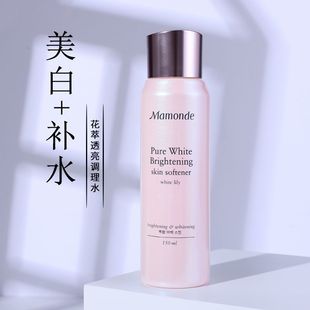 到25年3月Mamonde梦妆花萃透亮净白调理水化妆爽肤水 韩国正品