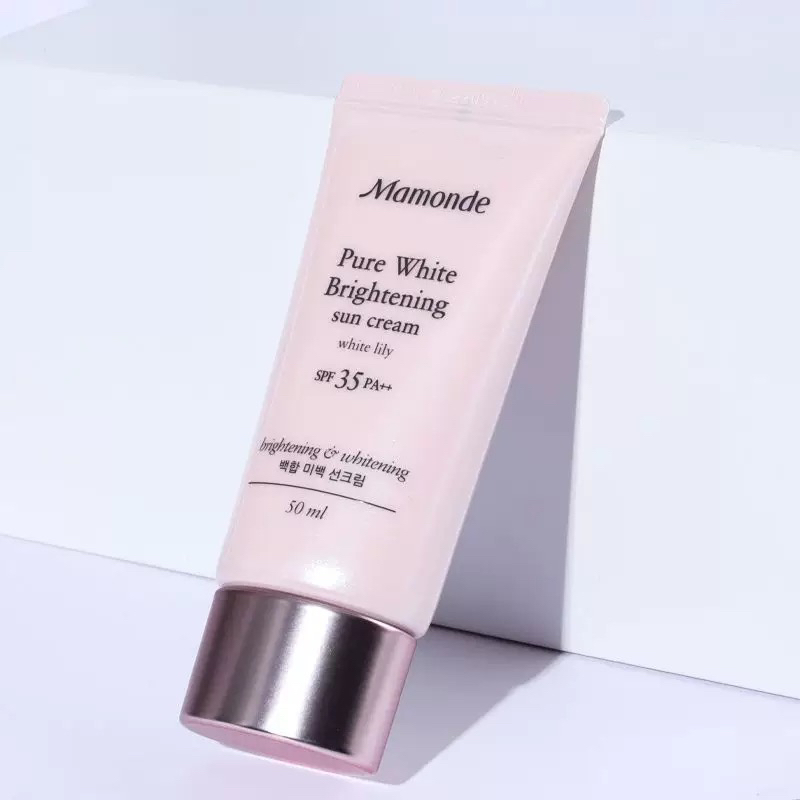 【韩国正品】Mamonde 梦妆防晒霜花萃透亮净白水感隔离紫外线