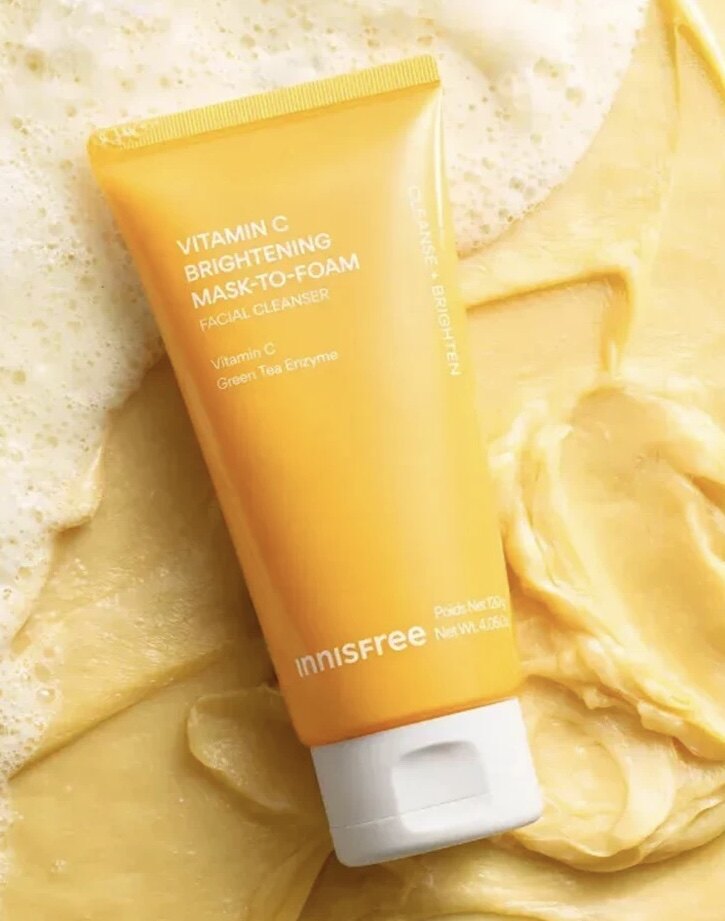 【韩国正品】Innisfree悦诗风吟柑橘臻白净透细嫩洁颜乳洗面奶