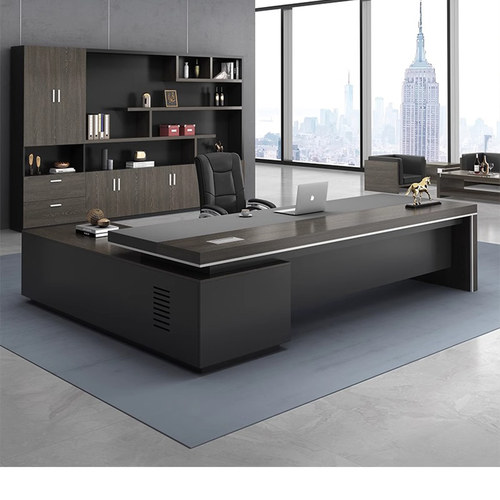 老板办公桌办公室桌椅组合简约现代总裁桌经理桌主管桌大班台轻奢