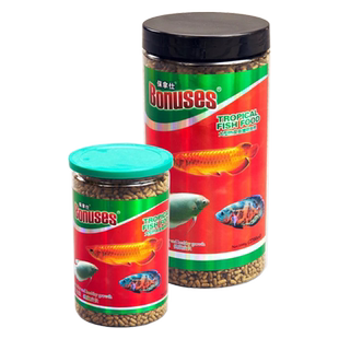 保拿仕鱼粮大型观赏鱼粮龙鱼金龙红龙银龙饲料地图鱼鱼粮增体增色