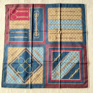 伦敦下午茶65cm羊毛中方巾保暖秋冬