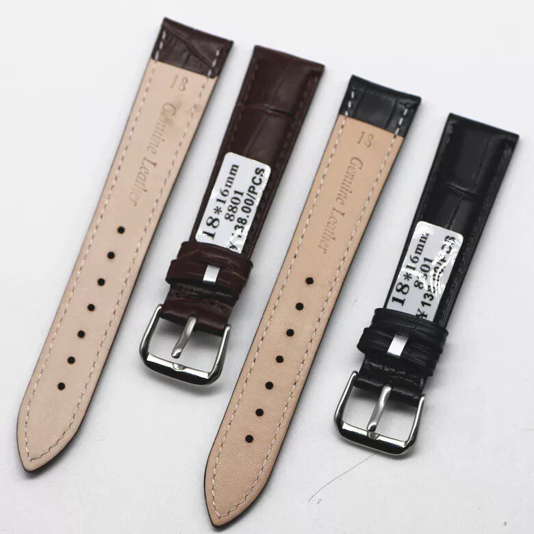 奥诺aono手表针扣软皮表带真皮皮带时装表表带商场专柜正品男女款