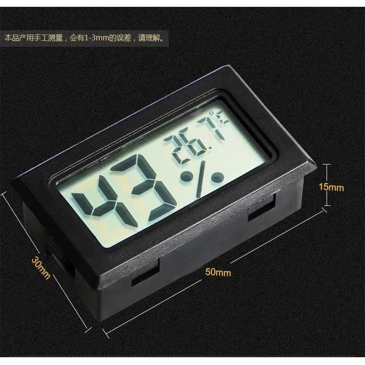 寄居蟹饲养嵌入式数显电子温湿度计感应器无线爬宠迷你款爬行宠物