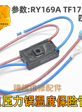 适用美D电压力锅煲温度保险丝管RY169A Tf172℃温控热熔断器10A